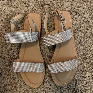 Steve Madden Crystal Sandals NEVER WORN